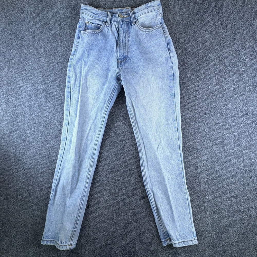 John Galt Brandy Melville Jeans Womens 26x27 Blue Denim Cotton Mid Rise Slim Fit